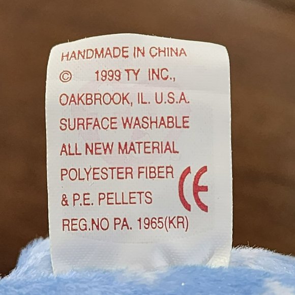 Set Of 3 Vintage Ty Original Beanie Baby 1999 and 1997 - Stuffed Animal Bear - Picture 15 of 16